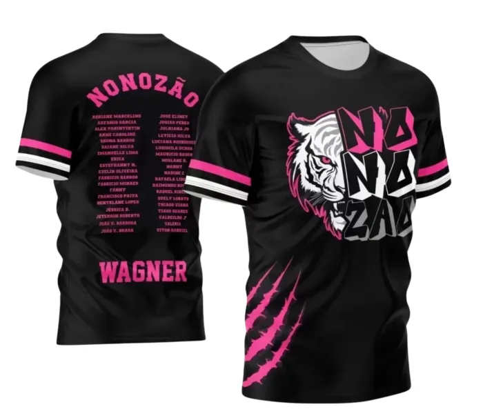 Arte Camiseta Nono Ano Tigre – Estampa Uniforme Escolar