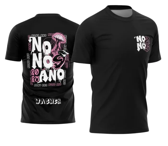 Arte Camiseta Nono Ano Água-Viva – Estampa Uniforme Escolar