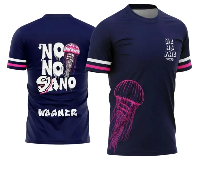 Arte Camiseta Nono Ano Água-Viva – Estampa Uniforme Escolar