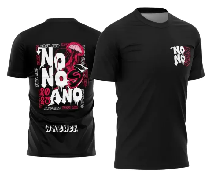 Arte Camiseta Nono Ano Água-Viva – Estampa Uniforme Escolar