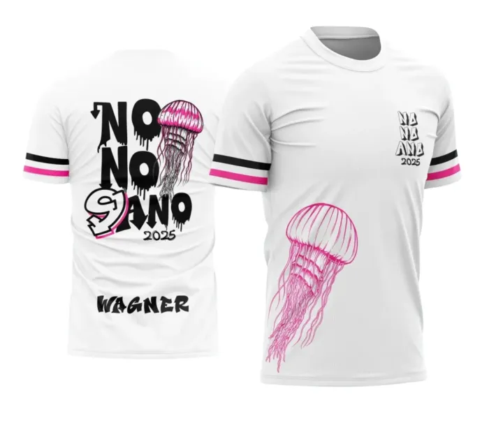 Arte Camiseta Nono Ano Água-Viva – Estampa Uniforme Escolar