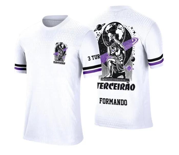 Arte Camiseta Terceirão Atlas – Estampa Uniforme Escolar