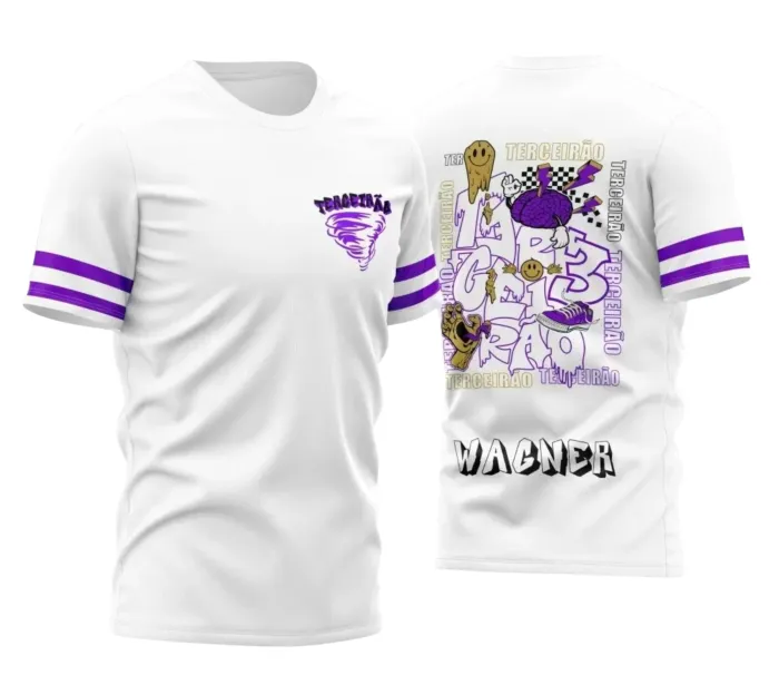 Arte Camiseta Terceirão Branca – Estampa Uniforme Escolar