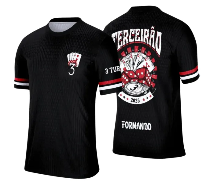 Arte Camiseta Terceirão Cassino – Estampa Uniforme Escolar