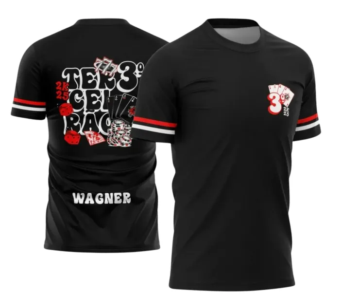 Arte Camiseta Terceirão Cassino – Estampa Uniforme Escolar