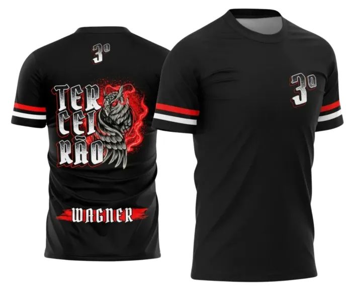 Arte Camiseta Terceirão Coruja – Estampa Uniforme Escolar