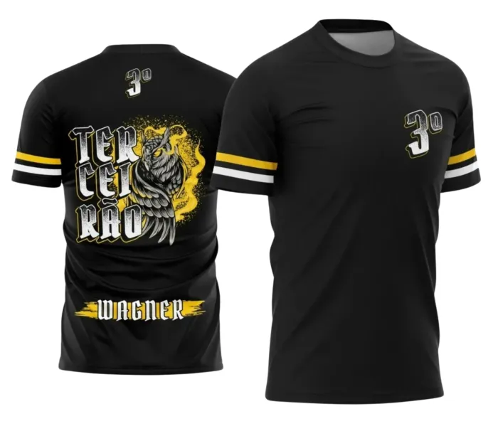 Arte Camiseta Terceirão Coruja – Estampa Uniforme Escolar