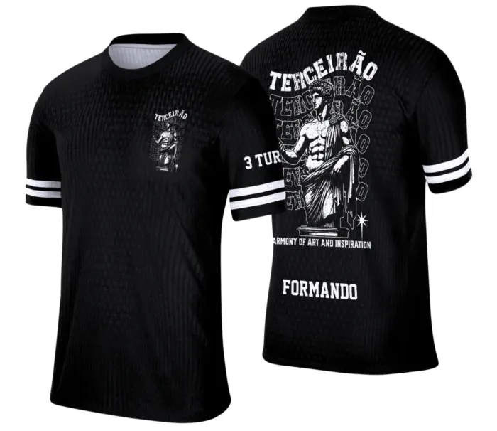 Arte Camiseta Terceirão Estátua – Estampa Uniforme Escolar