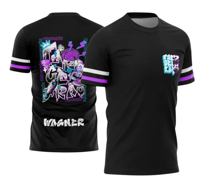 Arte Camiseta Terceirão Foguete – Estampa Uniforme Escolar