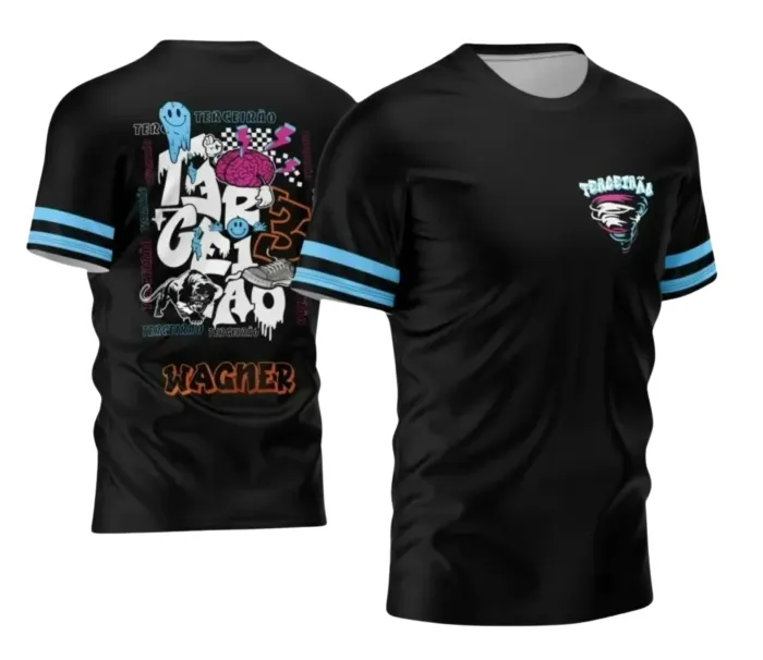Arte Camiseta Terceirão Furacão – Estampa Uniforme Escolar