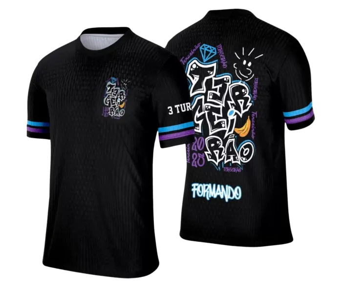 Arte Camiseta Terceirão Grafite Diamante – Estampa Uniforme