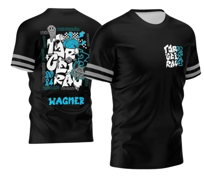 Arte Camiseta Terceirão Lobo – Estampa Uniforme Escolar