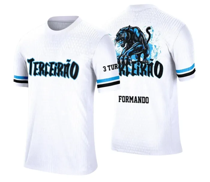 Arte Camiseta Terceirão Pantera – Estampa Uniforme Escolar