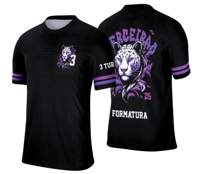 Arte Camiseta Terceirão Pantera – Estampa Uniforme Escolar
