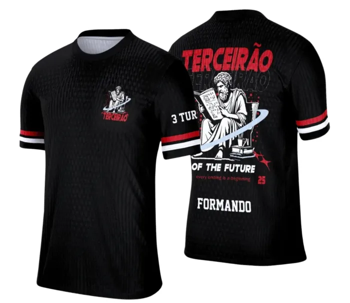 Arte Camiseta Terceirão Sócrates – Estampa Uniforme Escolar