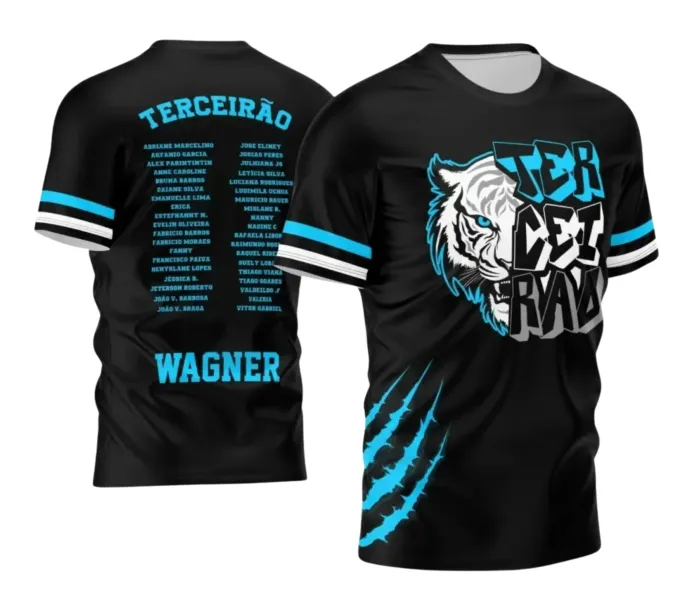Arte Camiseta Terceirão Tigre – Estampa Uniforme Escolar
