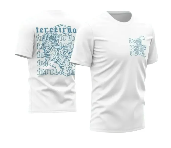 Arte Camiseta Terceirão Tigre – Estampa Uniforme Escolar