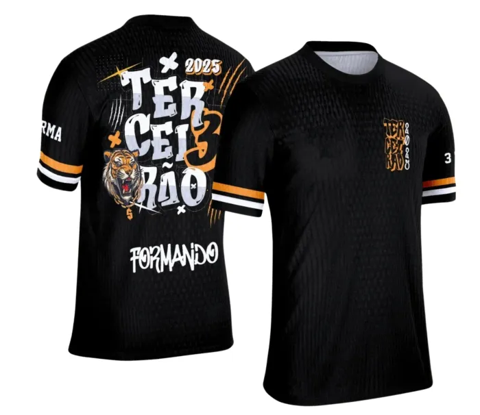 Arte Camiseta Terceirão Tigre – Estampa Uniforme Escolar