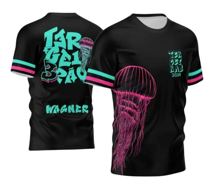 Arte Camiseta Terceirão Água-Viva – Estampa Uniforme Escolar