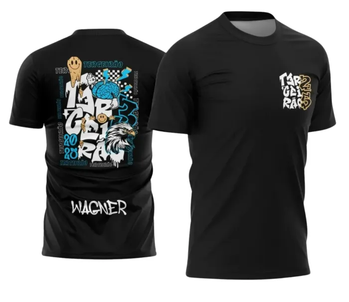 Arte Camiseta Terceirão Águia – Estampa Uniforme Escolar