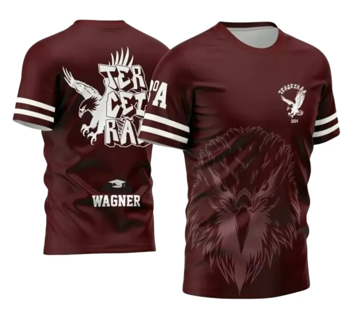 Arte Camiseta Terceirão Águia – Estampa Uniforme Escolar