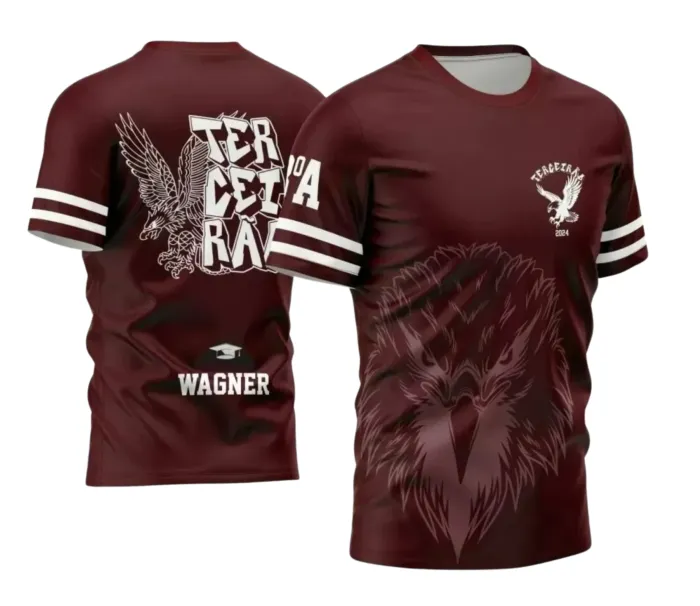 Arte Camiseta Terceirão Águia – Estampa Uniforme Escolar