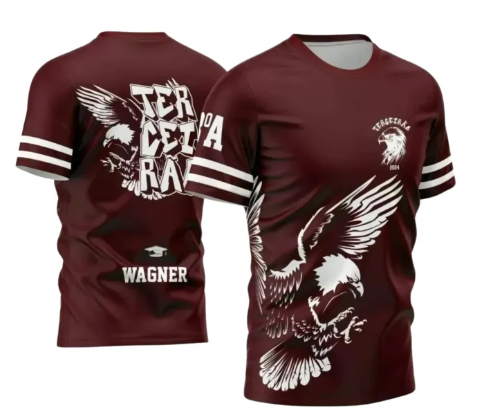 Arte Camiseta Terceirão Águia – Estampa Uniforme Escolar