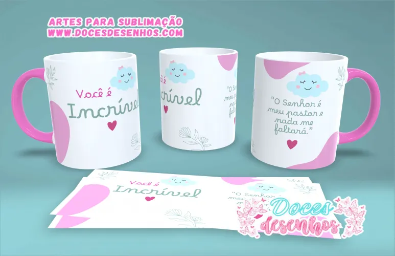 Arte Cristã para Canecas – Pronta para Personalizar Arte Cristã para Canecas – Pronta para Personalizar