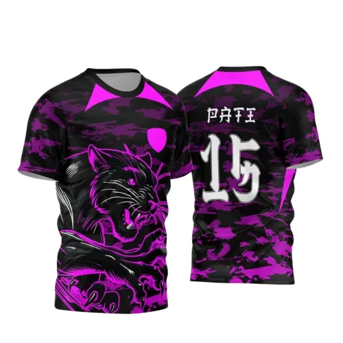 Arte Digital Camiseta Pantera para Interclasse