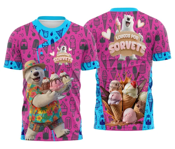 Arte Digital Uniforme Sorveteria