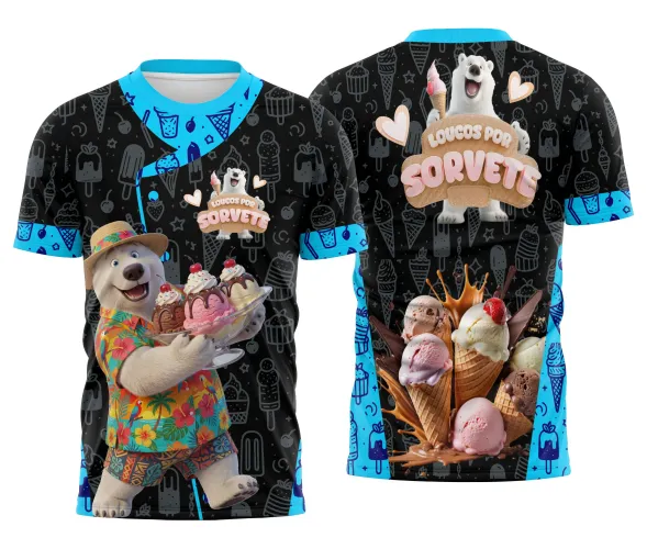 Arte Digital Uniforme Sorveteria