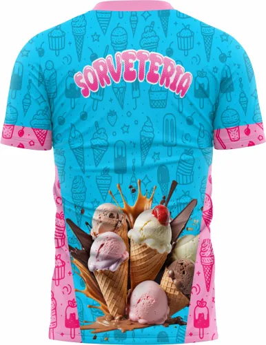 Arte Digital Uniforme Sorveteria