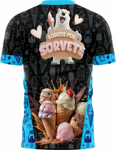 Arte Digital Uniforme Sorveteria