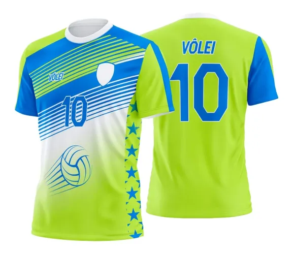Arte Digital para Camiseta de Vôlei Feminino Arte Digital para Camiseta de Vôlei Feminino