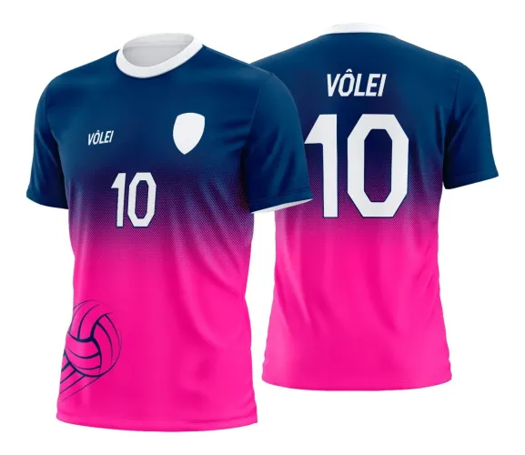 Arte Digital para Camiseta de Vôlei Feminino Arte Digital para Camiseta de Vôlei Feminino