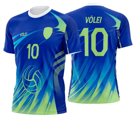 Arte Digital para Camiseta de Vôlei Personalizada Profissional
