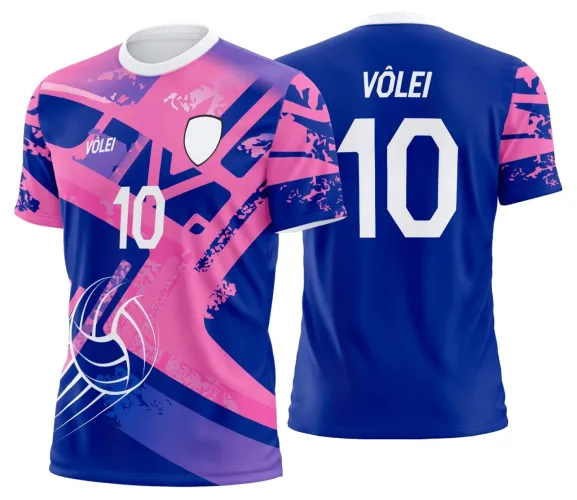 Arte Digital para Camiseta de Vôlei Personalizada Profissional