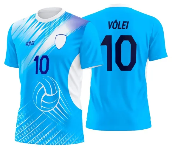 Arte Digital para Camiseta de Vôlei Personalizada Profissional