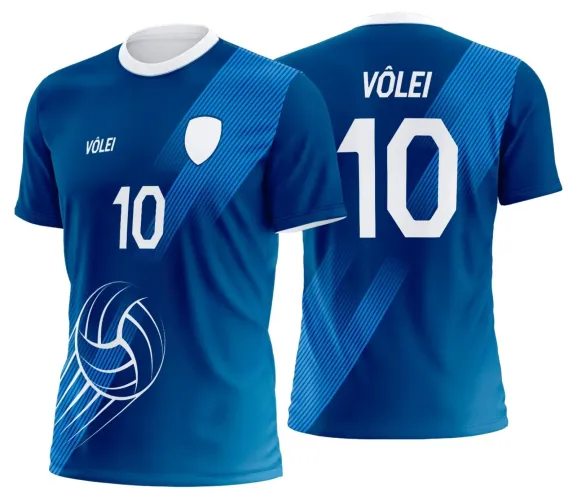 Arte Digital para Camiseta de Vôlei Personalizada Profissional
