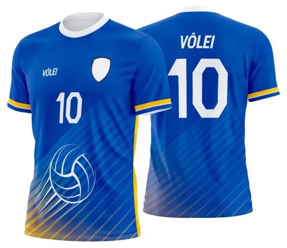 Arte Digital para Camiseta de Vôlei Personalizada Profissional