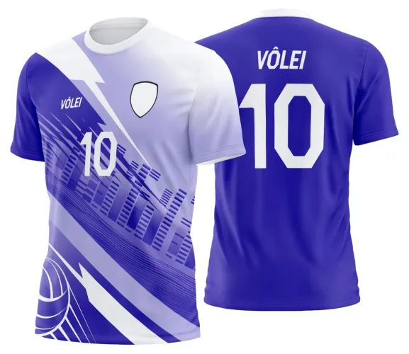 Arte Digital para Camiseta de Vôlei Personalizada Profissional