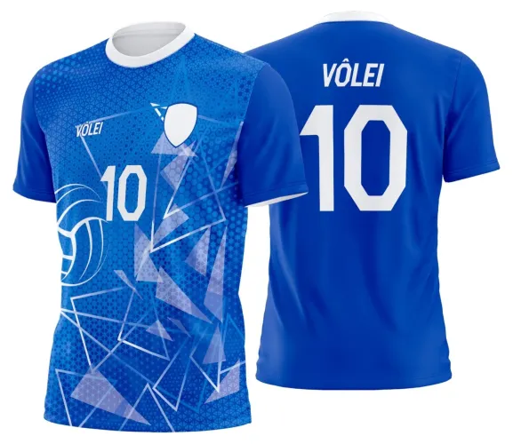 Arte Digital para Camiseta de Vôlei Personalizada Profissional