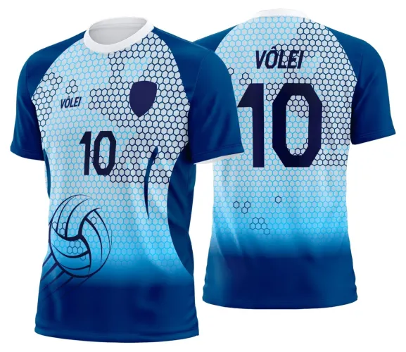 Arte Digital para Camiseta de Vôlei Personalizada Profissional
