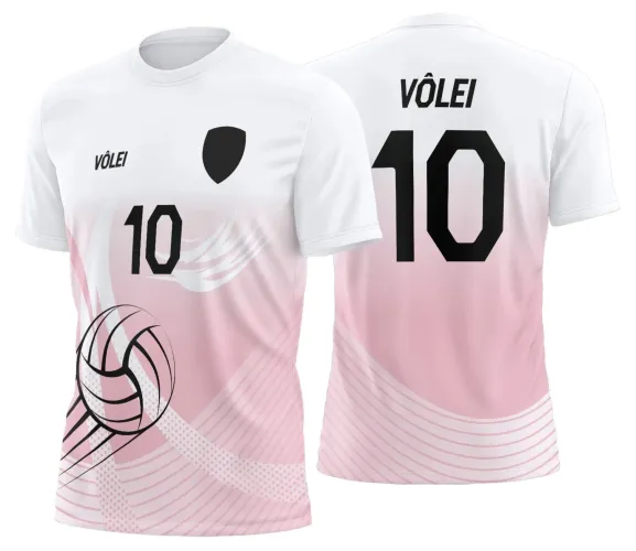 Arte Digital para Camiseta de Vôlei Personalizada Profissional