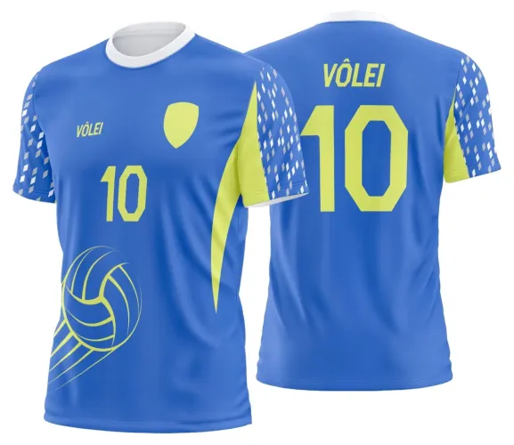 Arte Digital para Camiseta de Vôlei Personalizada Profissional