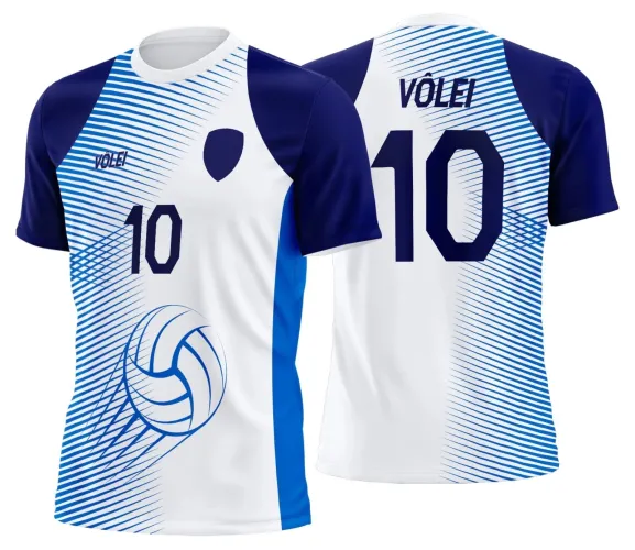 Arte Digital para Camiseta de Vôlei Personalizada Profissional