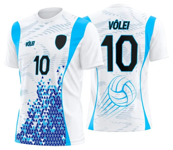 Arte Digital para Camiseta de Vôlei Personalizada Profissional