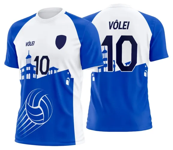 Arte Digital para Camiseta de Vôlei Personalizada Profissional