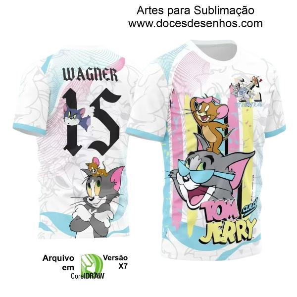 Arte Estampa Camisa Interclasse - Jogos Internos 2024 - Tom e Jerry