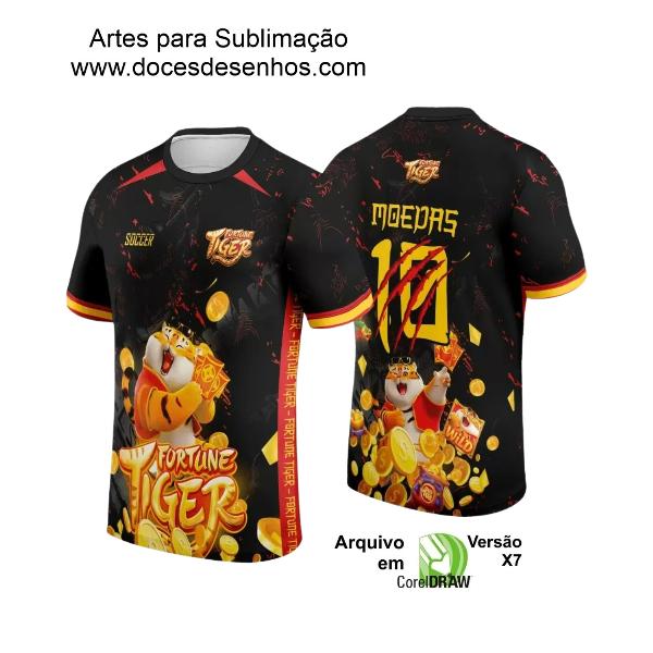 Arte Estampa Camisa Preta Interclasse - Jogos Internos 2024 - Tigrinho